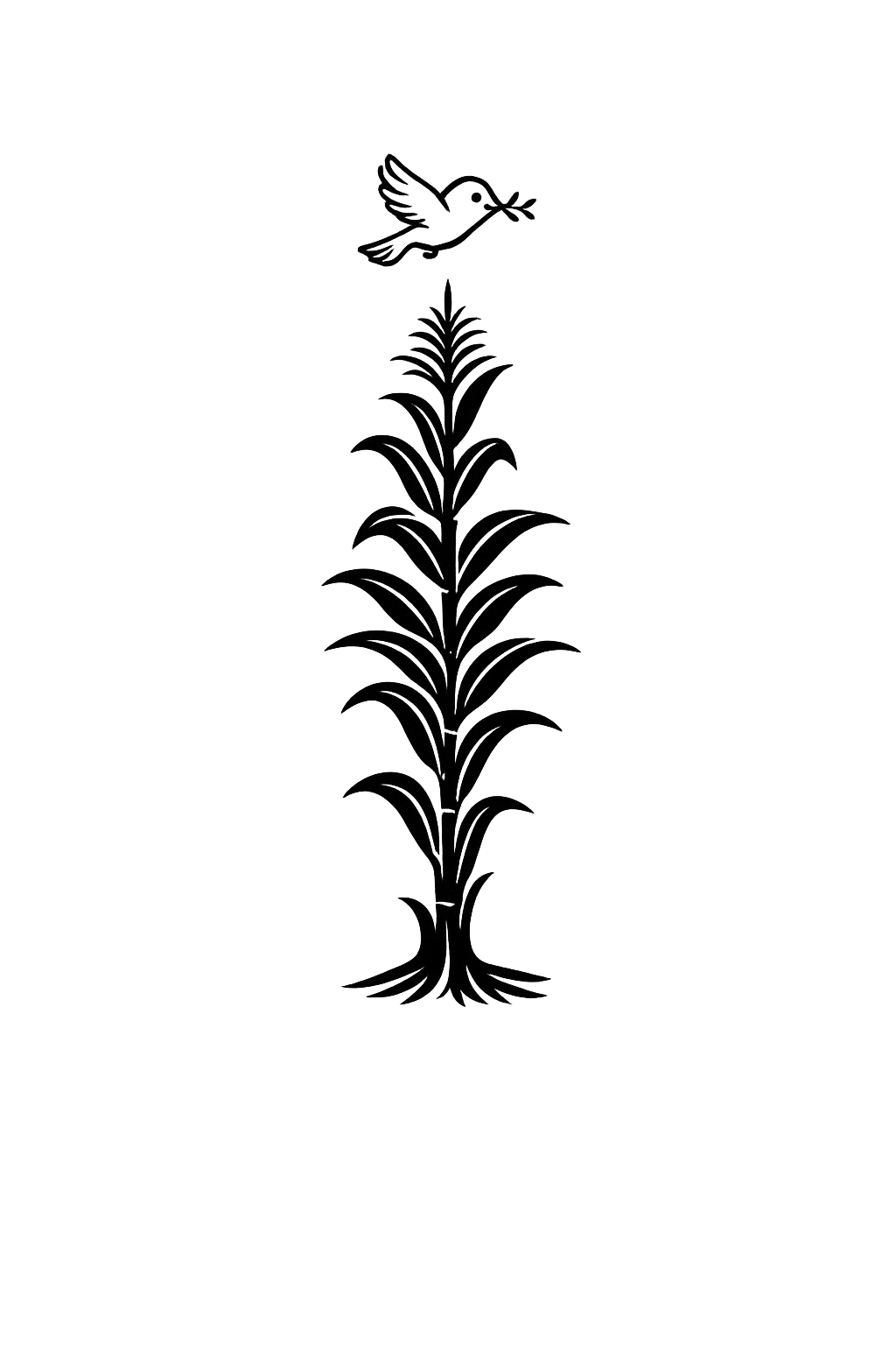 Cornstalk decoration